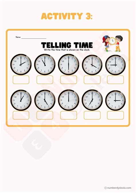 +Time Telling Lesson Math Antic 的图像结果