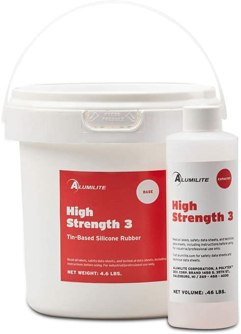 Buy Alumilite High Strength 3 Tin-Based Silicone Rubber Molding (5 lb ...