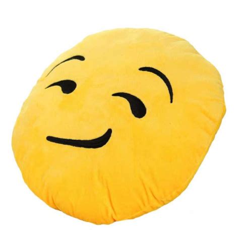 Buy Asquint Yellow Smiley Round Cushion Online at Lowest Price in India ...