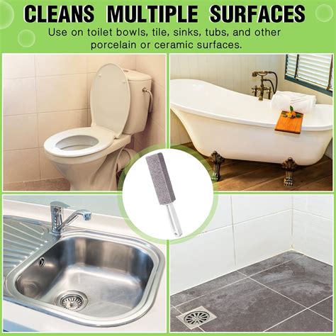 Buy 30 Pieces Pumice Toilet Bowl Brush Pumice Stone with Long Handle ...