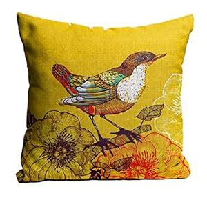 Buy sleep nature's Jute Fabric Printed Throw/Pillow, Cushion Covers for ...