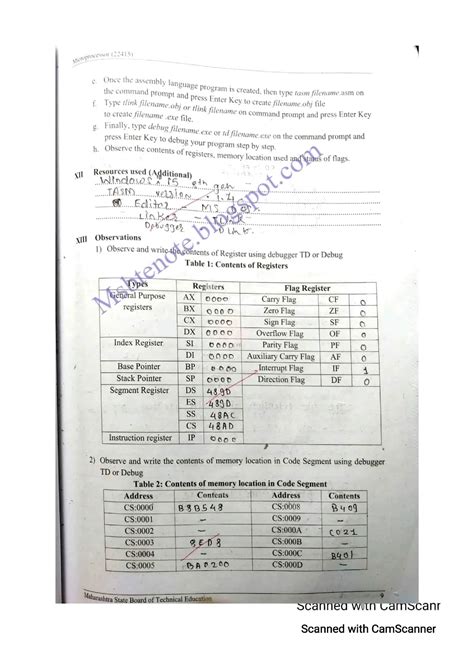 22415 Microprocessors MIC Manual answer | MIC solved lab manual