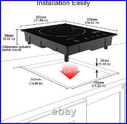 Built-In Countertop Burner Portable Induction Cooktop Sensor Touch Safety Lock | Cooktops Appliances