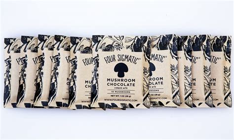 Buy Four Sigmatic Functional Mushroom Blend Chocolate Bar, 77% Dark ...