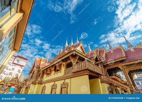 Xishuangbanna Temple Architecture Stock Photo - Image of ancient, religion: 315642548