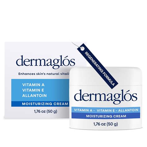 Amazon.com : Dermaglos Moisturizing Cream | Vitamin A (Retinoids), Vitamin E & Allantoin | Rich ...