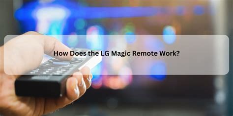 Image result for LG Magic Remote 2019 Guide