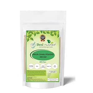 Desi Nushke Arjun Ki Chaal Powder | 300 Gm | Arjuna Bark powder | 100% ...