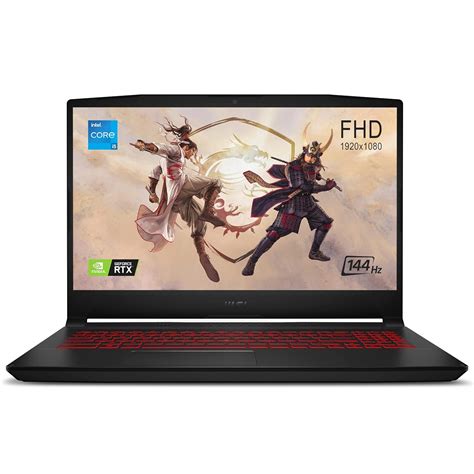 MSI Gaming Katana GF66, Intel 11th Gen. i5-11400H, 40CM FHD 144Hz ...