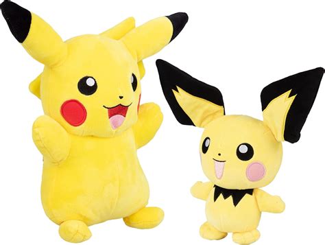 Jazwares Pokemon 8 Pichu & 12 Pikachu Plush Evolution India | Ubuy