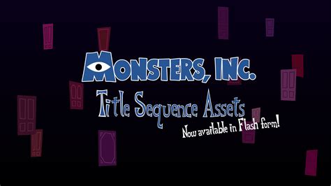 Monsters, Inc. Title Sequence Assets (NOW PUBLIC) by DsnyClub on DeviantArt
