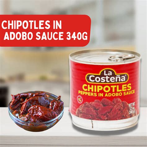 La Costena Chipotle Peppers In Adobo Sauce Ingredients at Mary ...