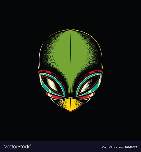 Alien Head 2D Vector 的图像结果