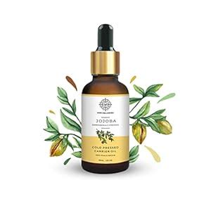 Mystic Pure Ayurveda Jojoba Oil Cold Pressed 100% Pure & Natural - For ...