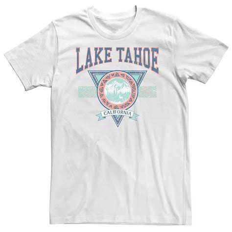 Big & Tall Lake Tahoe California Graphic Tee