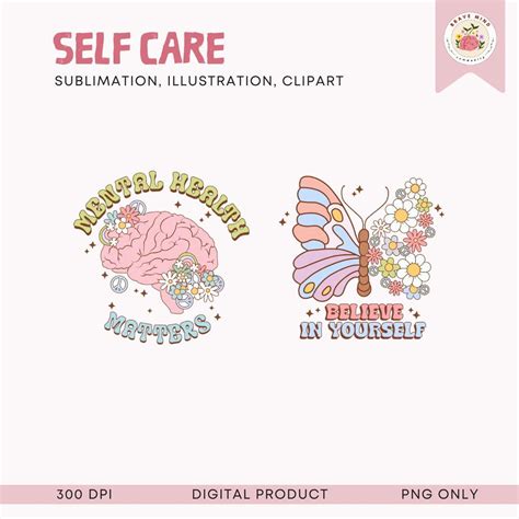 Self Care Clipart PNG Mental Health Matters Awareness PNG Clipart ...