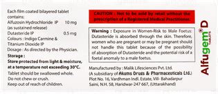 Alfugem D Er | Order Alfugem D Tablet Er Online at Truemeds