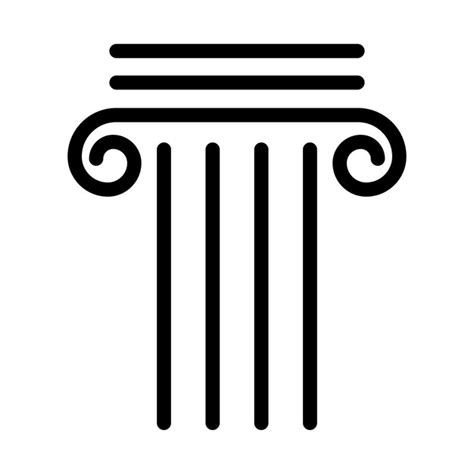 Pillar icon | Premium Vector