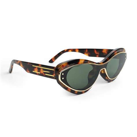 Curv | Panther Golden Cateye Sunglass – ZAADRAN
