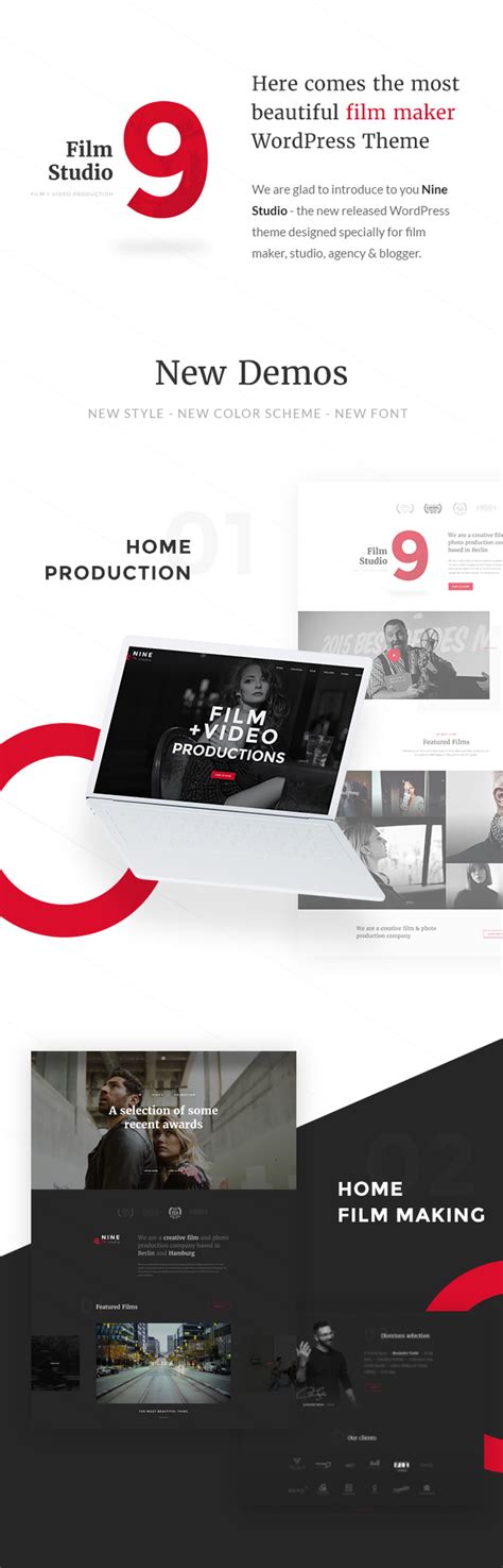 nine studio v2 3 5 a film maker studio agency blogger theme