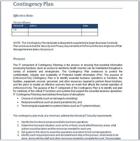 Image result for Payroll Continuity Plan Example or Templates