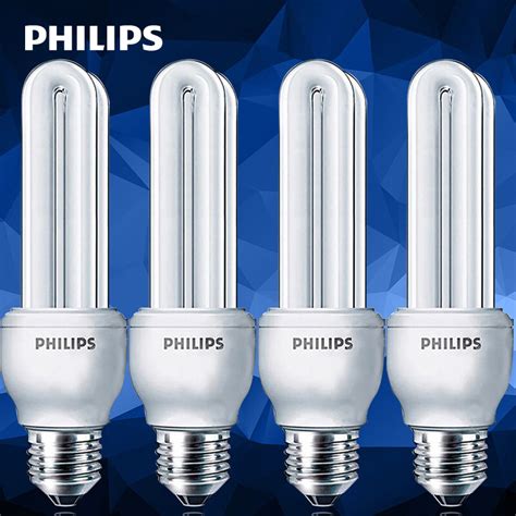 飞利浦(Philips)LED照明/光源节能灯8W 飞利浦(Philips)节能灯 灯泡 标准型 E27大螺口 暖光 4支装 8W【价格 图片 ...