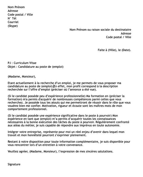 Présentation d'une lettre de motivation: guide pratique