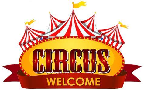Circus, fun fair, amusement park theme template | Free Vector