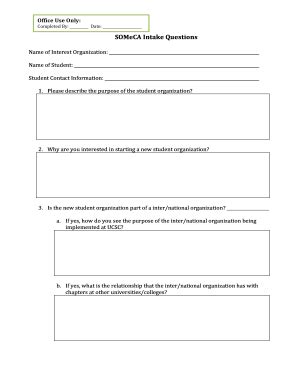 Fillable Online Intake Questionnaire.docx Fax Email Print - pdfFiller