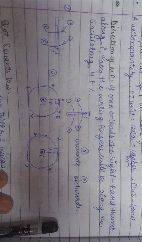 A vectorquantity, S.I unit: tesla =m2 weber , curs = Gauss Direction of