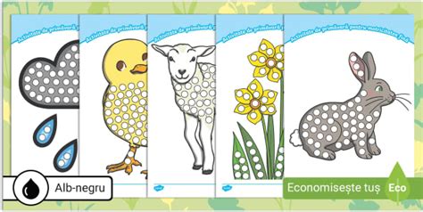 Primăvara – Activitate pentru dezvoltarea motricității fine