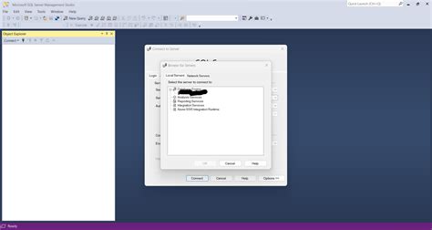Image result for Microsoft SQL Server Management Studio Connect to Server
