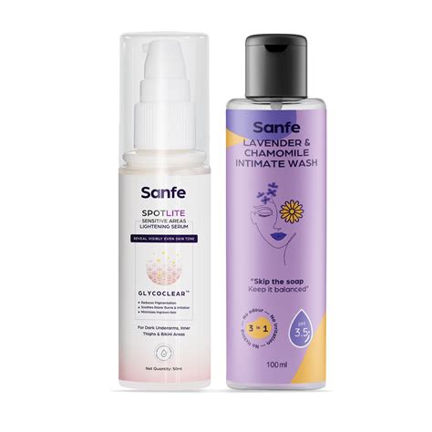 Sanfe Spotlite Fresh & Bright Kit For Dark Underarms, Inner Thighs and