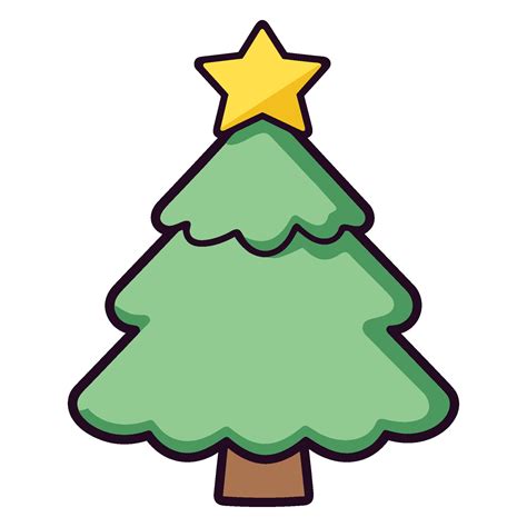 Colorful Christmas tree vector illustration, Christmas Winter Tree vector clipart 29930158 ...