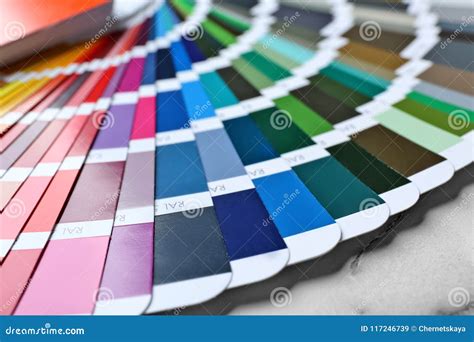 Color Palette Samples, Closeup Editorial Stock Image - Image of choice, color: 117246739