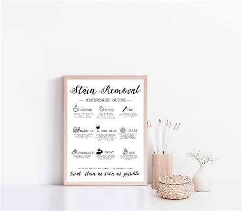 Image result for Stain Removal Reference Guide