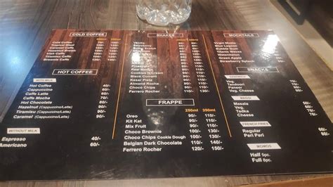 Menu at Fun Zone, Kota, Shop No.2