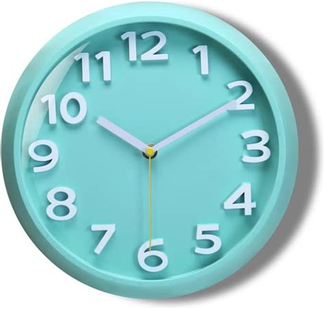 Buy ZEPOLI Elegant 10 Inches Wall Clock/Silent Mute Non Ticking Clocks ...