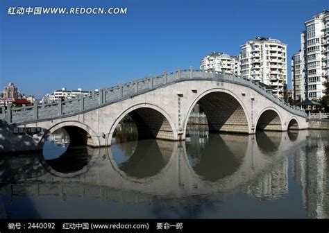 温州南塘河面石拱桥高清图片下载_红动中国
