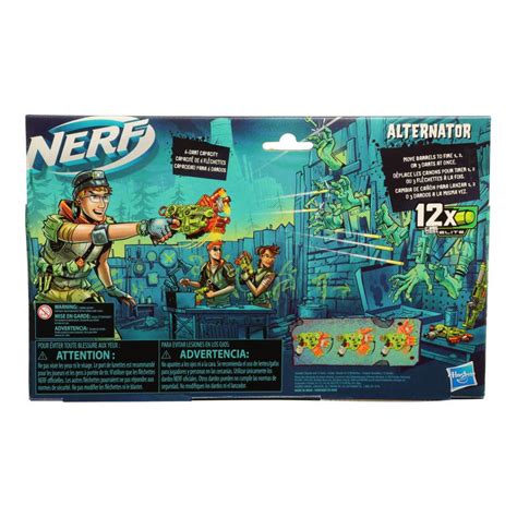 Buy Nerf Zombie Strike Alternator Blaster, Fires 3 Ways, Includes 12 ...