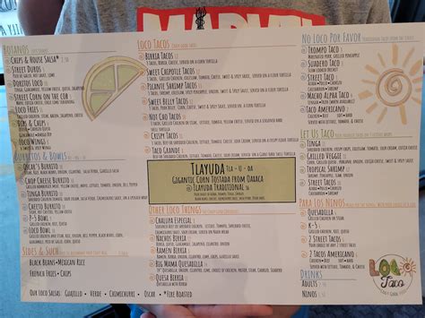 Loco Taco, Tupelo - Menu, Reviews (112), Photos (27) - Restaurantji