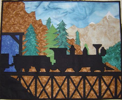 Train Quilt Pattern 的图像结果