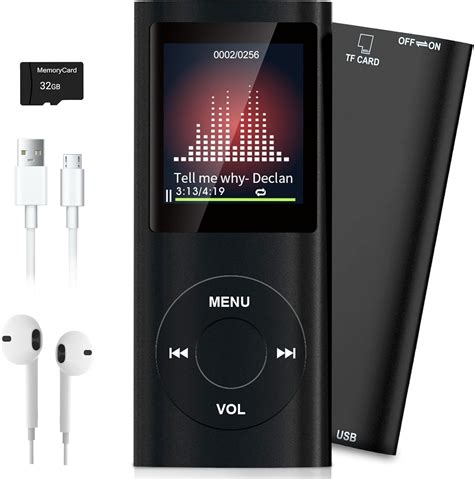 Amazon.com: Walkman MP3 Player with Bluetooth 5.0,HiFi Music Player ...