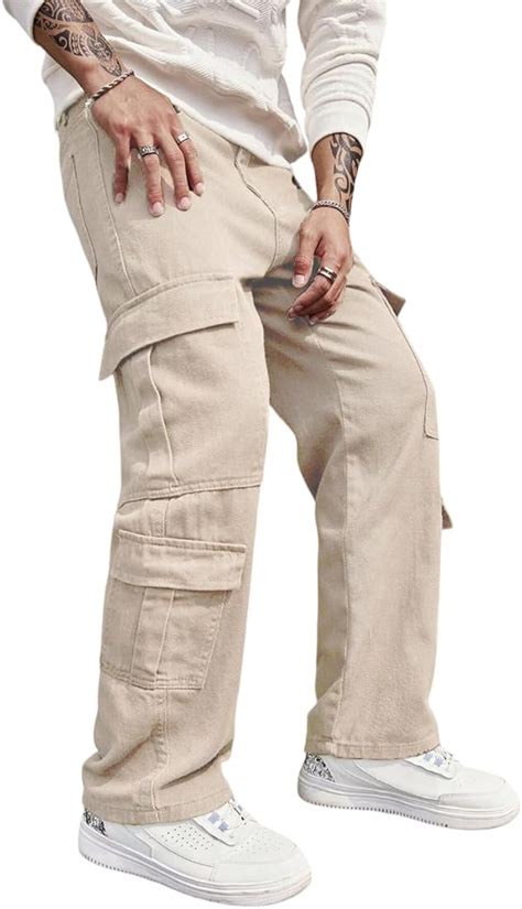 URBAN INDY Genuine Cotton Twill Men's 8 Pocket Cargo Pants - Stylish ...
