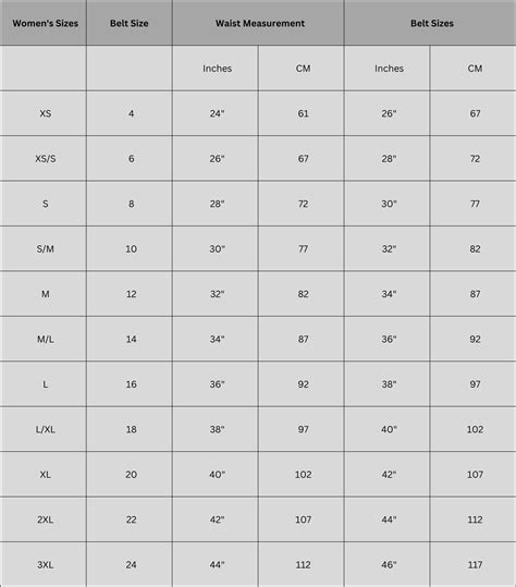 Complete Guide - Men & Women’s Belt Size Chart | PEROZ
