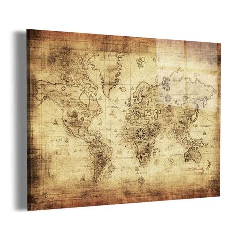 World Map No17 Wall Art – Canvas Freaks