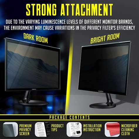 Installing Computer Privacy Screen Vintez 的图像结果