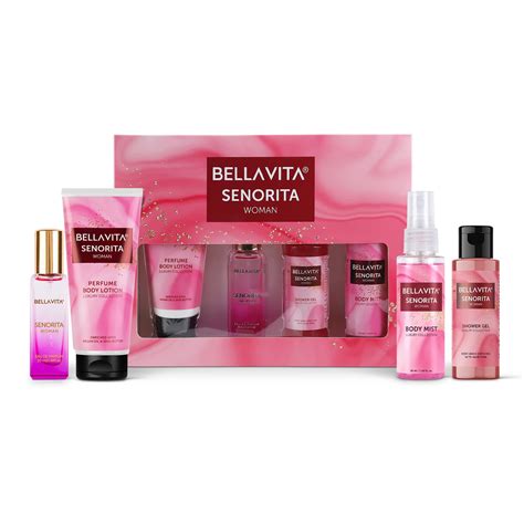 Buy BELLAVITA Senorita Woman Travel Size Gift Set with Body Shower Gel ...