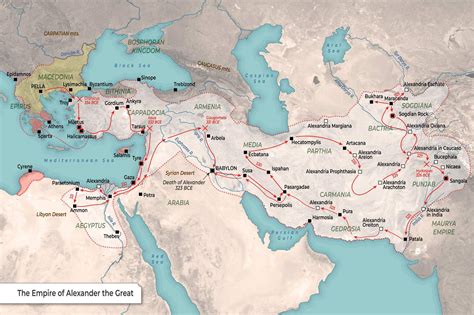 Map of Alexander the Great’s Empire | TheCollector