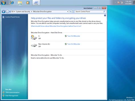 Image result for Windows 7 BitLocker